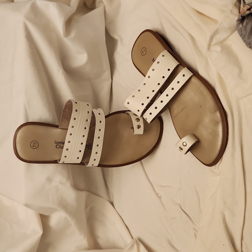 Montego Bay Club White Sandal